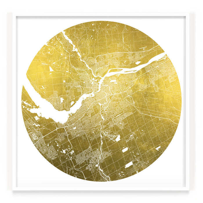 Mappa Mundi Ottawa (24 Karat Gold)