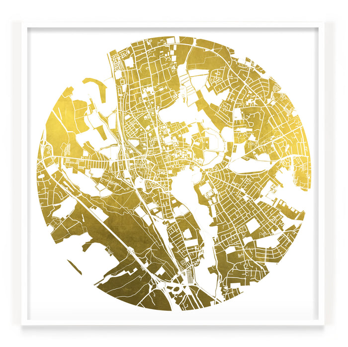 Mappa Mundi Oxford (24 Karat Gold)