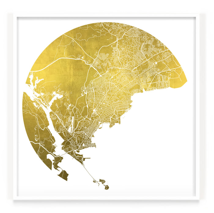 Mappa Mundi Panama (24 Karat Gold)