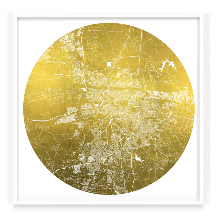 Mappa Mundi Pretoria (24 Karat Gold)