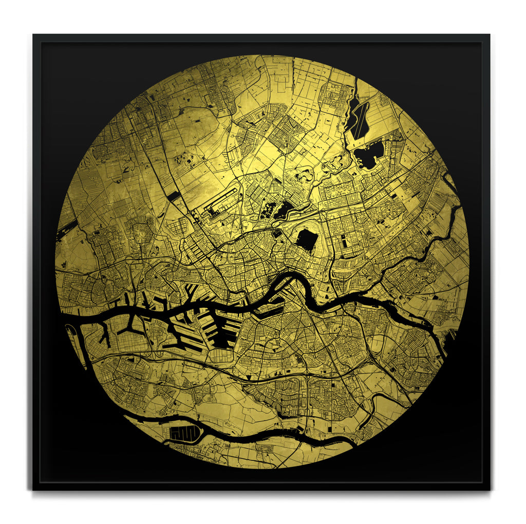 Mappa Mundi Rotterdam (24 Karat Gold)