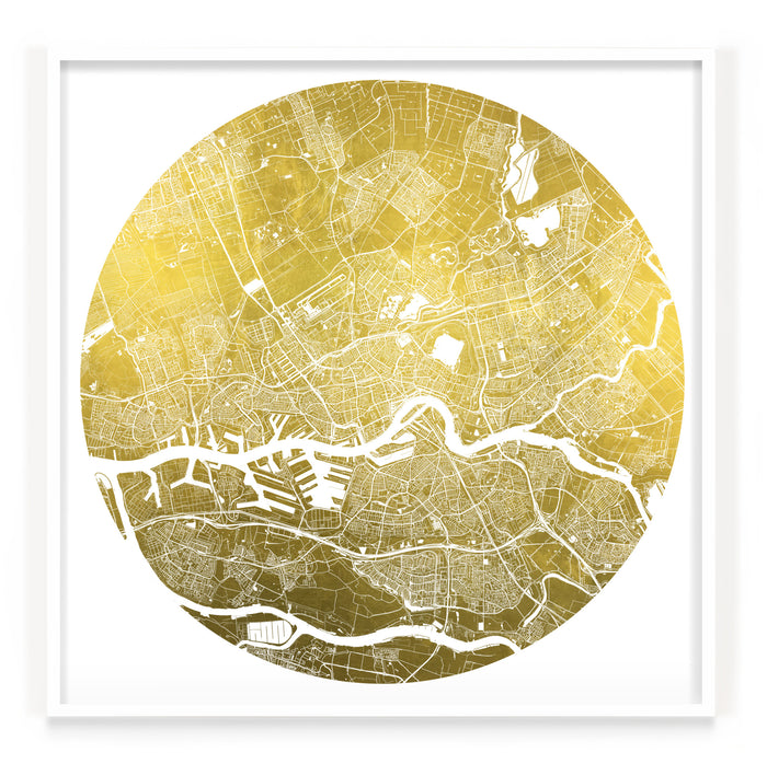 Mappa Mundi Rotterdam (24 Karat Gold)