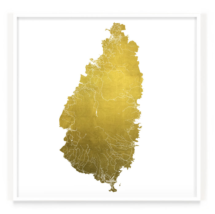 Ewan David Eason_Mappa Mundi Saint Lucia_24K