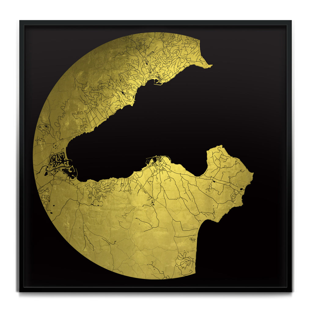 Mappa Mundi St. Tropez (24 Karat Gold)