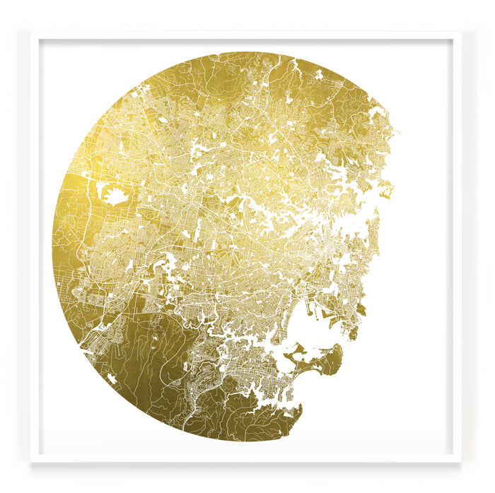 Mappa Mundi Sydney (24 Karat Gold)