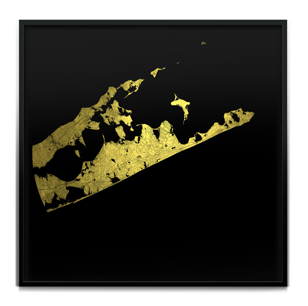 Mappa Mundi The Hamptons (24 Karat Gold)