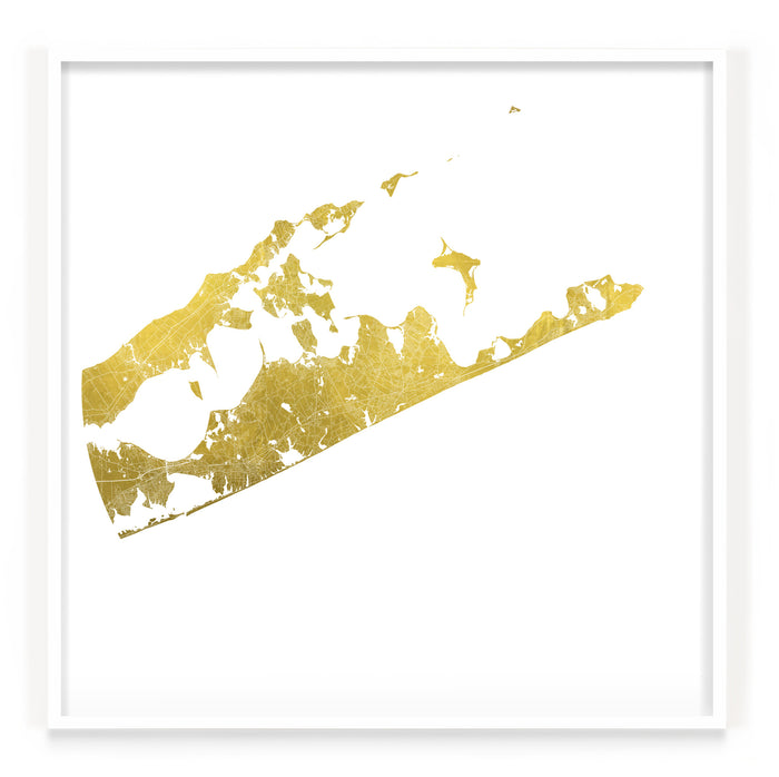 Mappa Mundi The Hamptons (24 Karat Gold)
