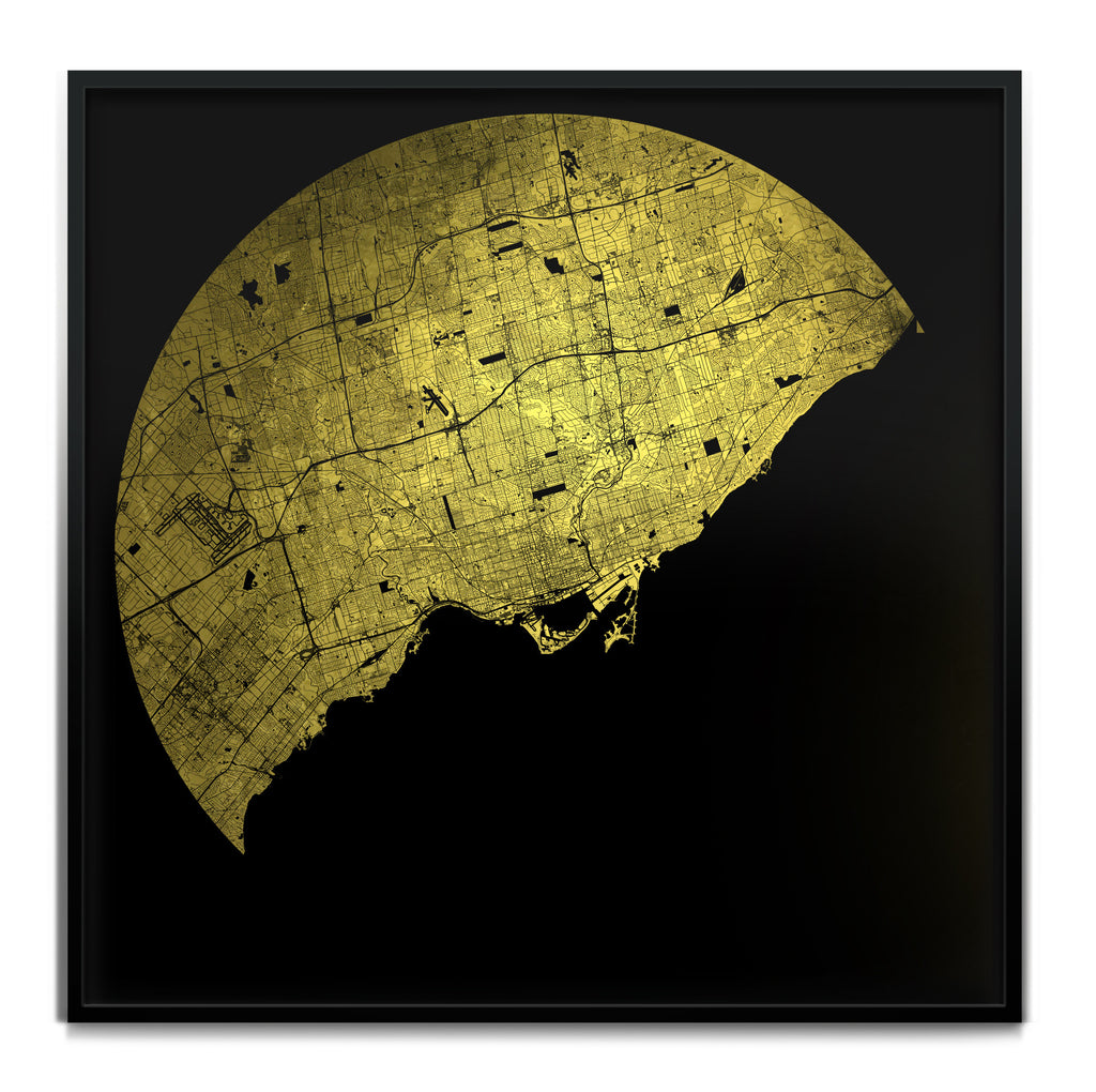 Mappa Mundi Toronto (24 Karat Gold)