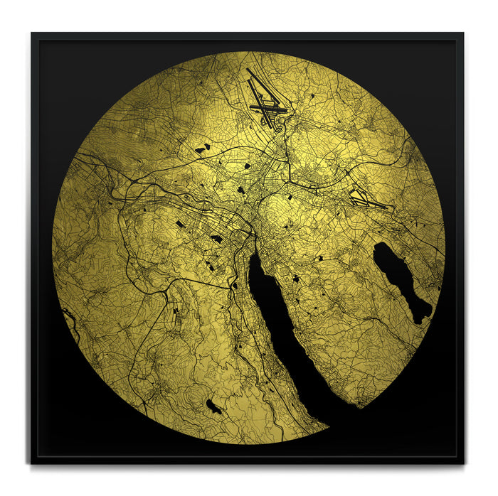 Mappa Mundi Zurich (24 Karat Gold)