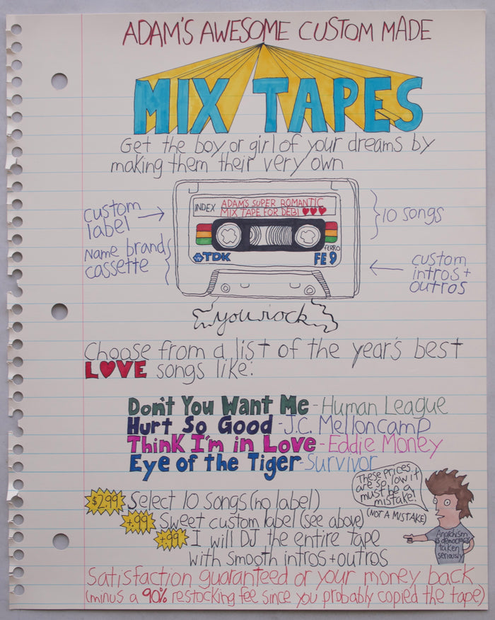 Mix Tapes - Limited Edition Print