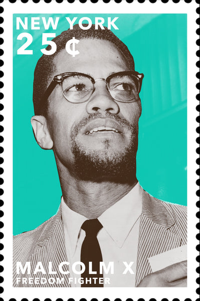 Stamps of Icons Malcolm X