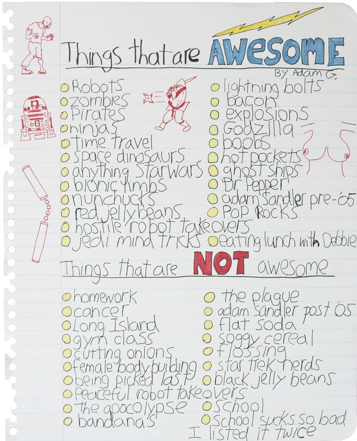 Things That Are Awesome - Open Edition Print