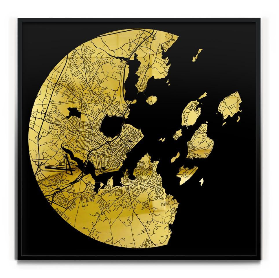 Mappa Mundi Portland (24 Karat Gold)