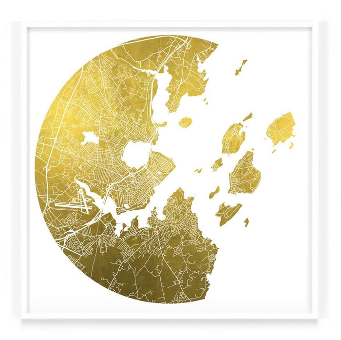 Mappa Mundi Portland (24 Karat Gold)