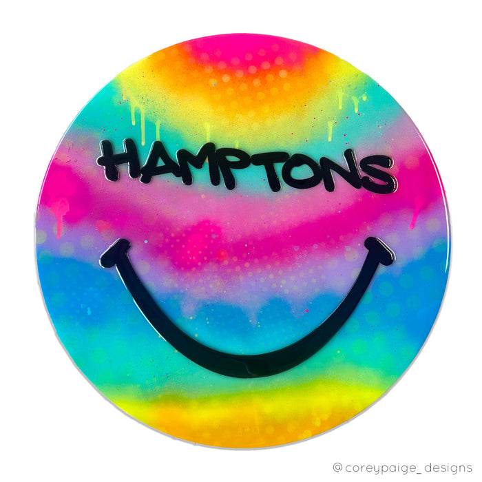 Hamptons Smiley resin