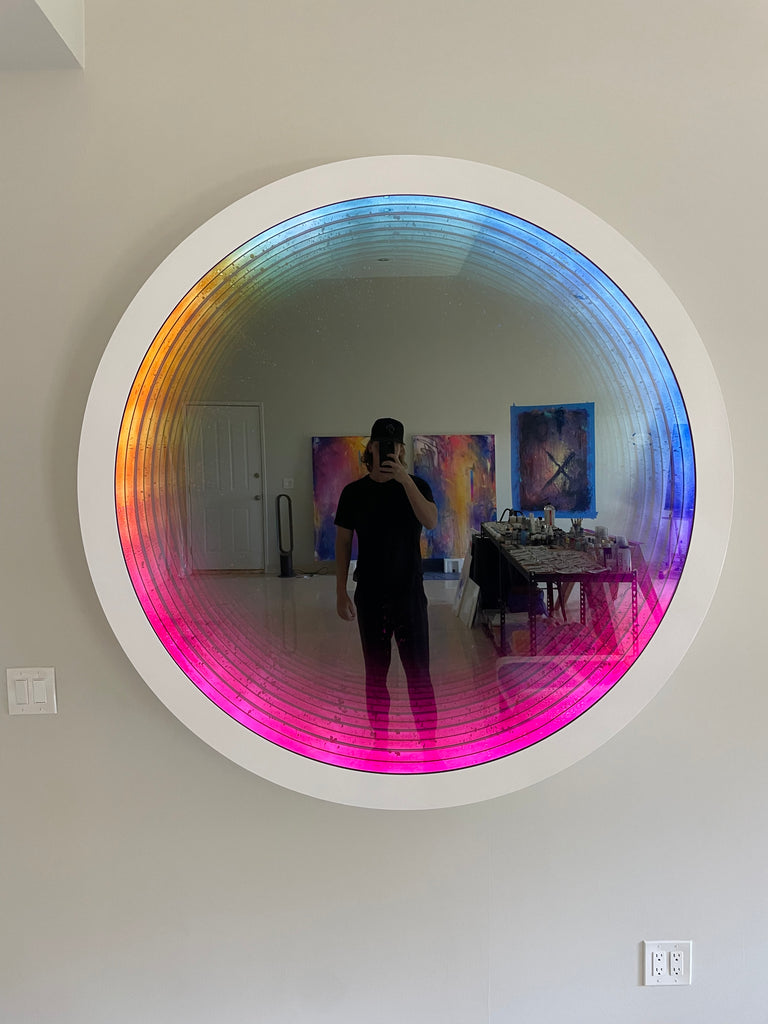 Circle Infinity mirror – Art Unified