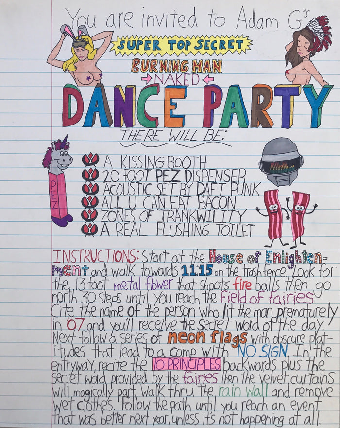 Secret Dance Party print