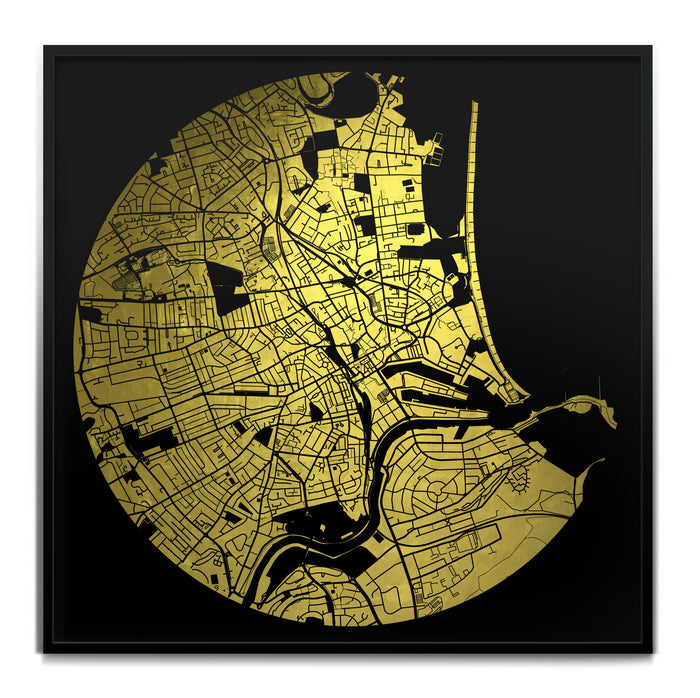Mappa Mundi Aberdeen (24 Karat Gold)