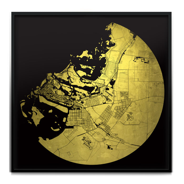 Mappa Mundi Abu Dhabi (24 Karat Gold)