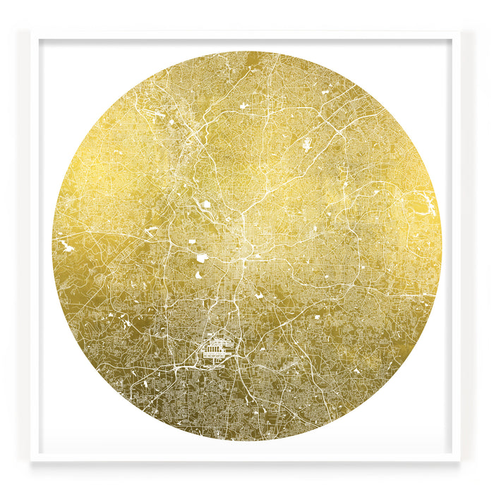Mappa Mundi Atlanta (24 Karat Gold)
