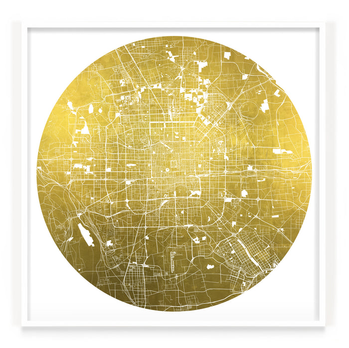 Mappa Mundi Beijing (24 Karat Gold)