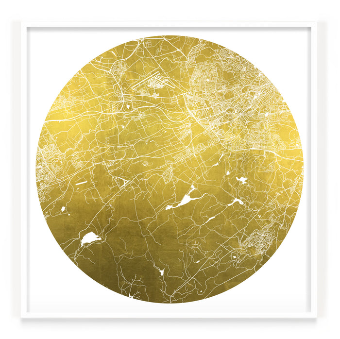 Mappa Mundi Belerno (24 Karat Gold)
