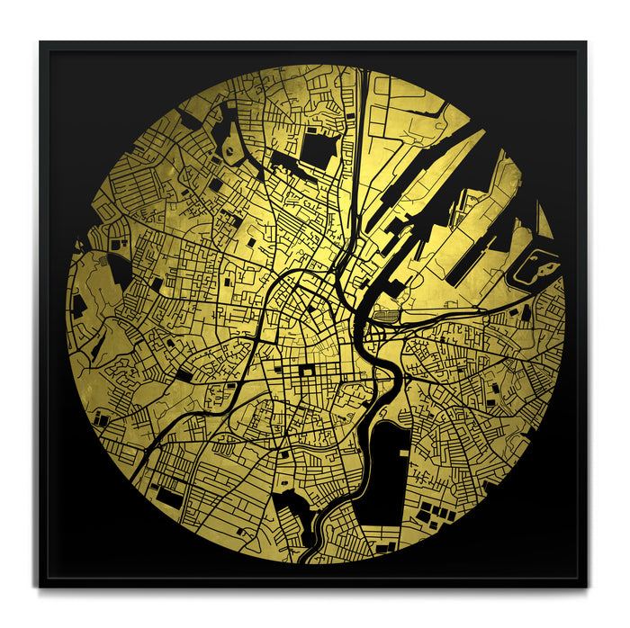 Mappa Mundi Belfast (24 Karat Gold)