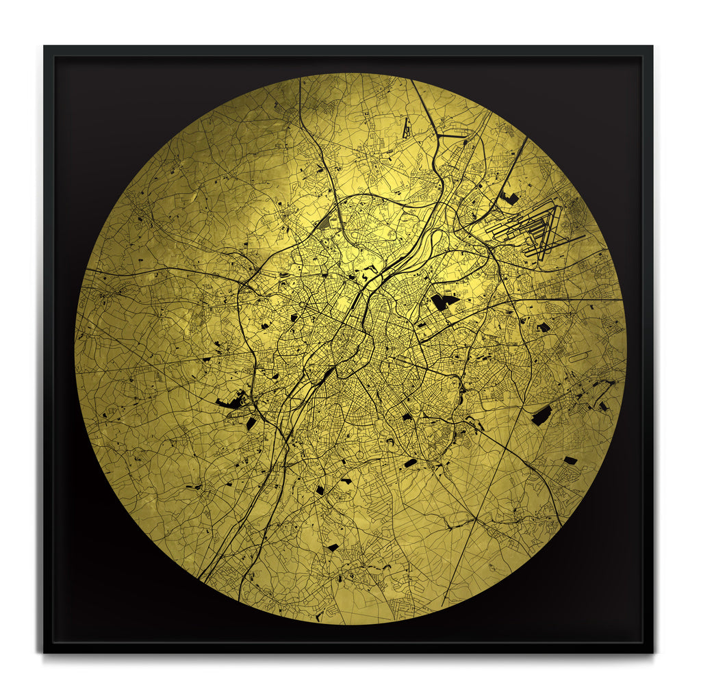 Mappa Mundi Brussels (24 Karat Gold)