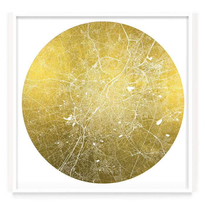 Mappa Mundi Brussels (24 Karat Gold)