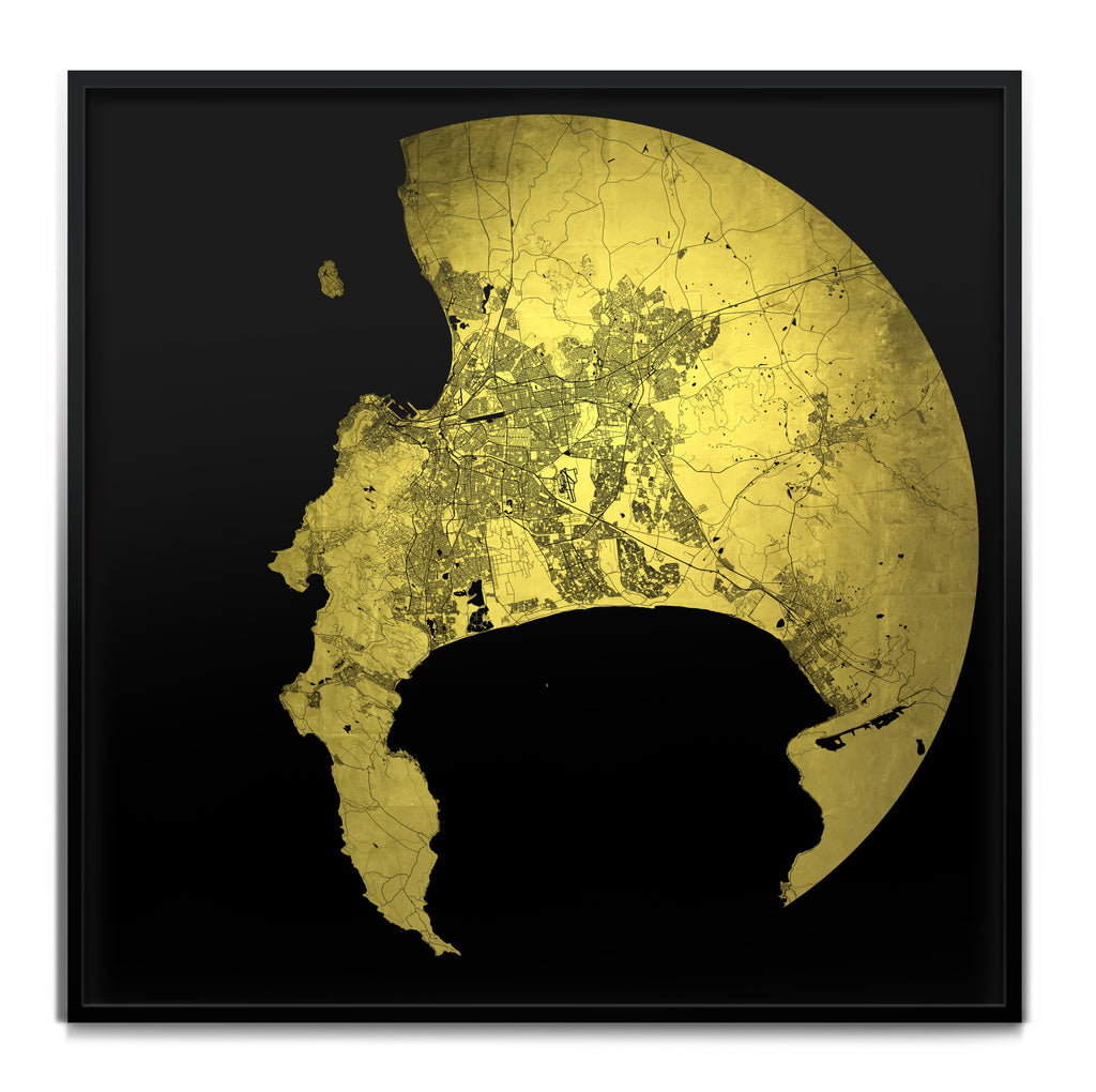 Mappa Mundi Cape Town (24 Karat Gold)