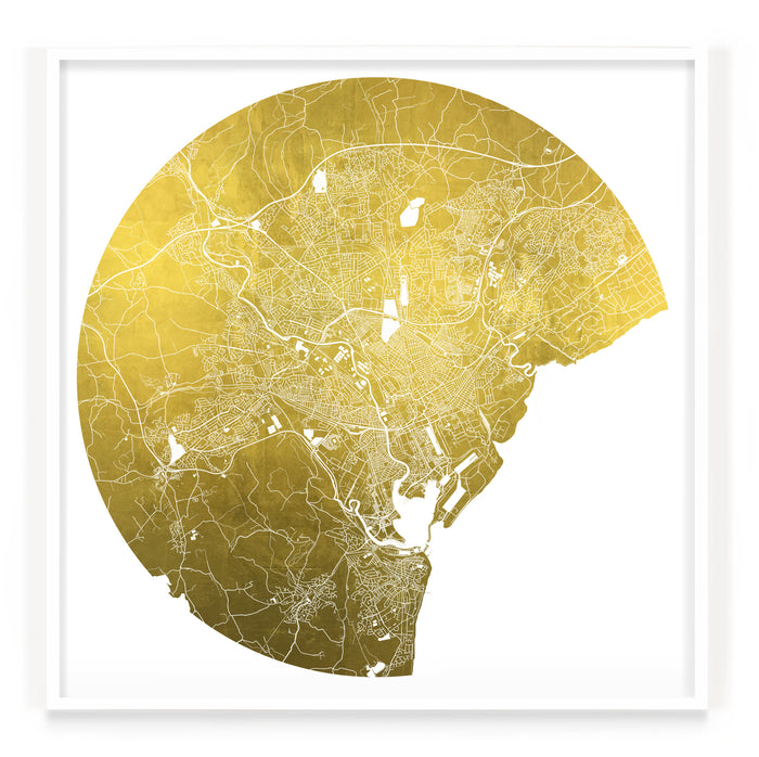 Mappa Mundi Cardiff (24 Karat Gold)