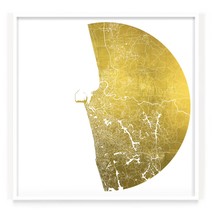 Mappa Mundi Colombo (24 Karat Gold)