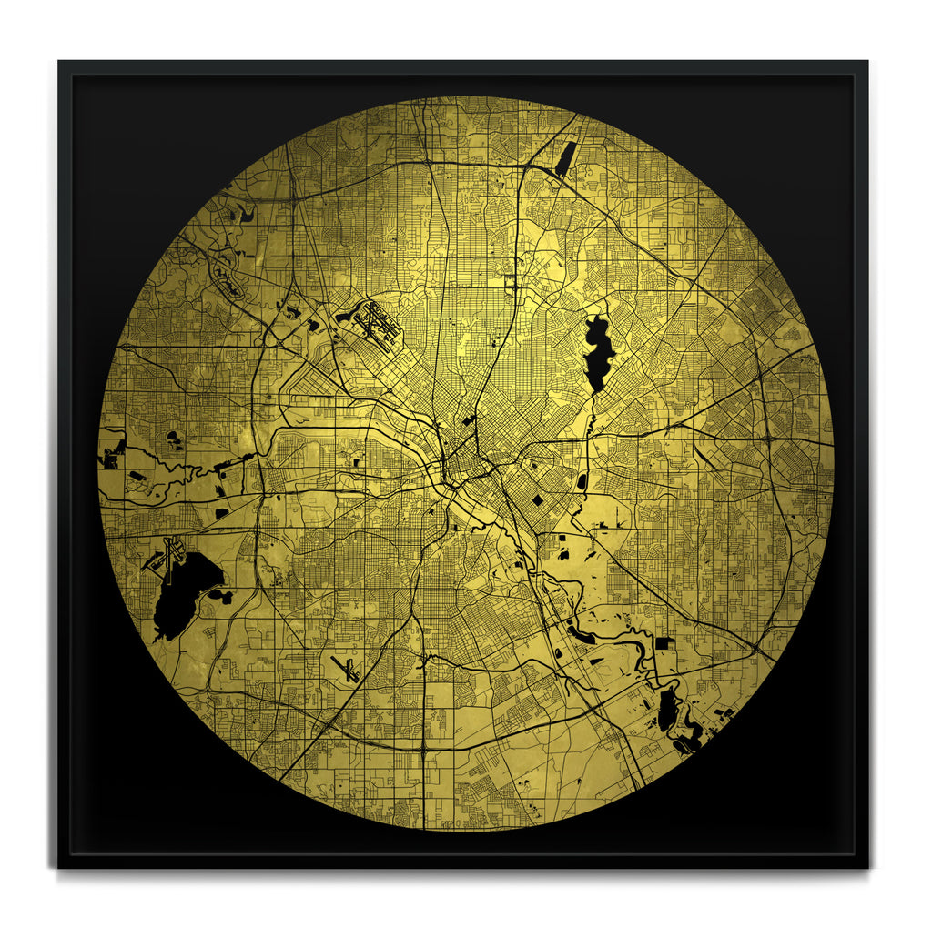Mappa Mundi Dallas (24 Karat Gold)