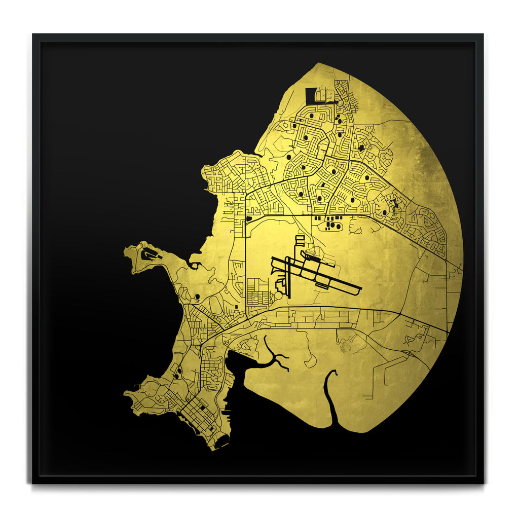 Mappa Mundi Darwin (Downtown) (24 Karat Gold)