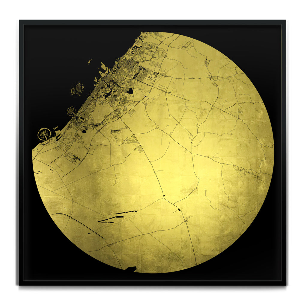 Mappa Mundi Dubai (24 Karat Gold)