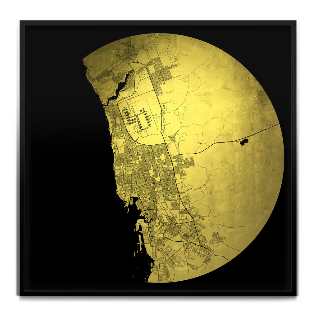 Mappa Mundi Jeddah (24 Karat Gold)