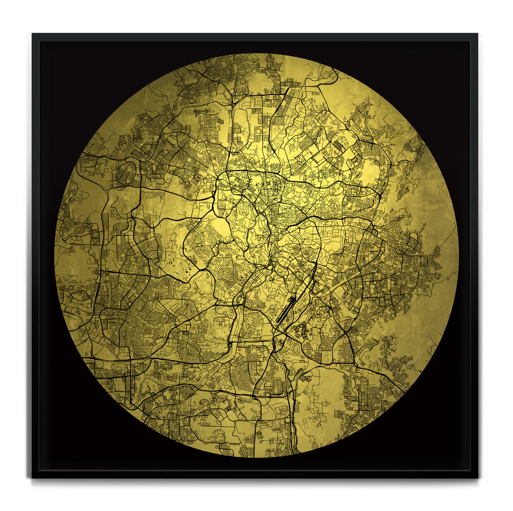 Mappa Mundi Kuala Lumpur (24 Karat Gold)