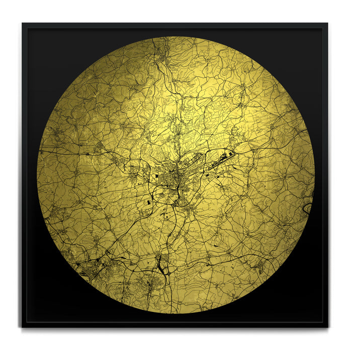 Mappa Mundi Luxembourg (24 Karat Gold)