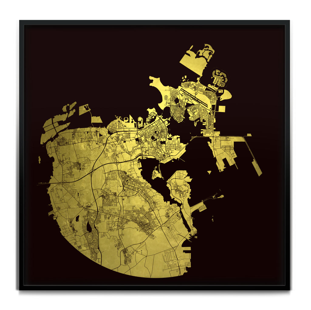 Mappa Mundi Manamah (24 Karat Gold)