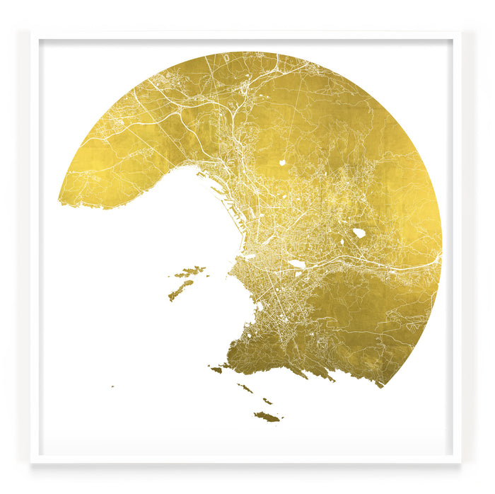 Mappa Mundi Marseille (24 Karat Gold)