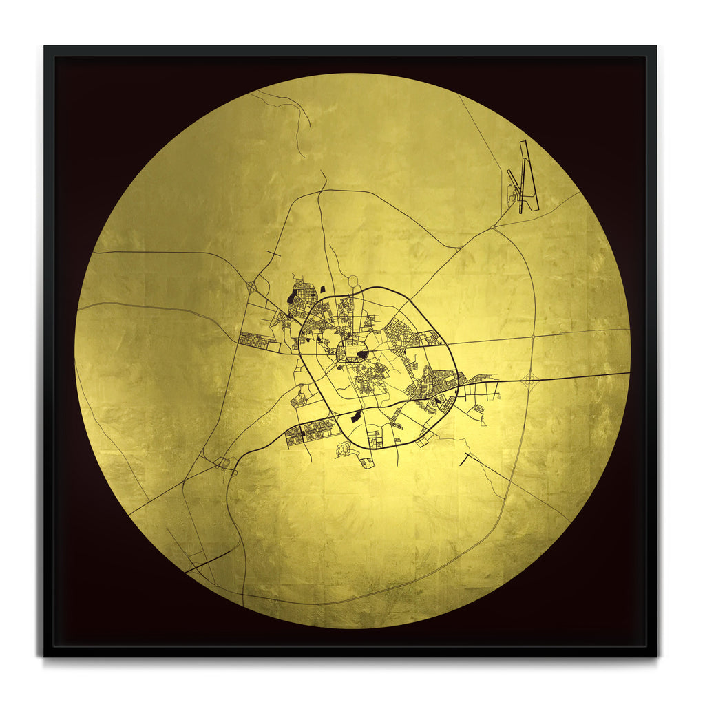 Mappa Mundi Medina (24 Karat Gold)