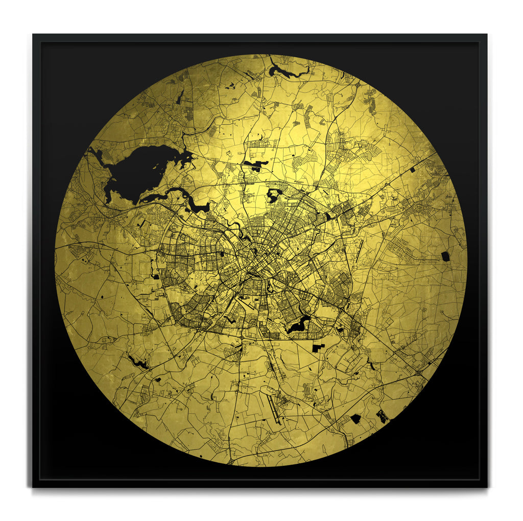 Mappa Mundi Minsk (24 Karat Gold)