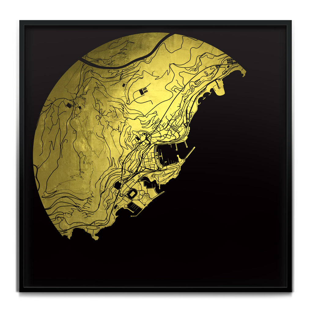 Mappa Mundi Monaco (24 Karat Gold)