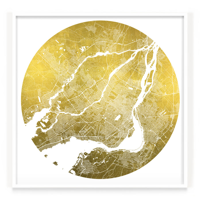 Mappa Mundi Montreal (24 Karat Gold)