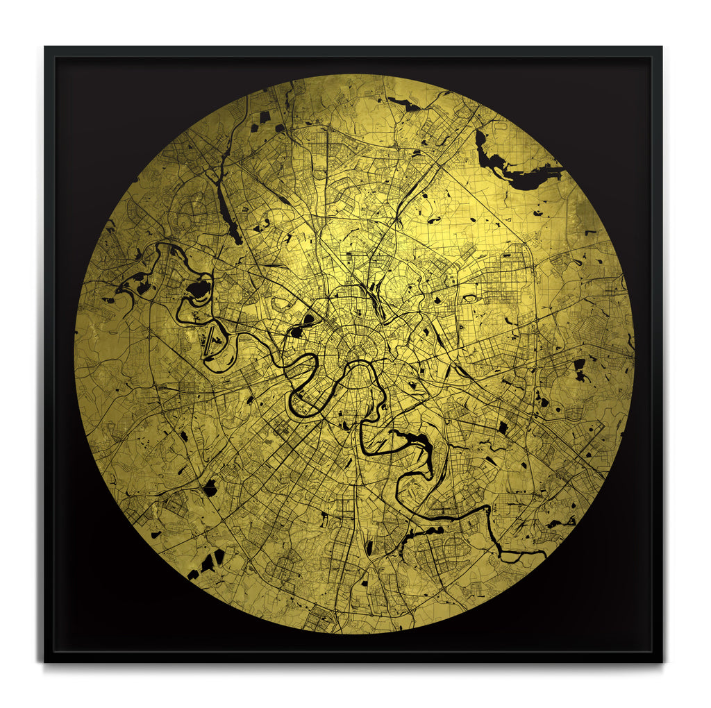 Mappa Mundi Moscow (24 Karat Gold)