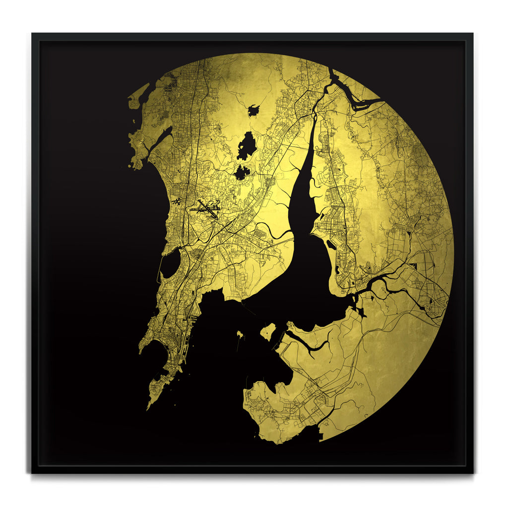 Mappa Mundi Mumbai (24 Karat Gold)