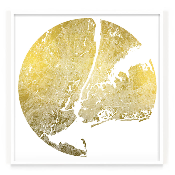 Mappa Mundi New York (Greater) (24 Karat Gold)