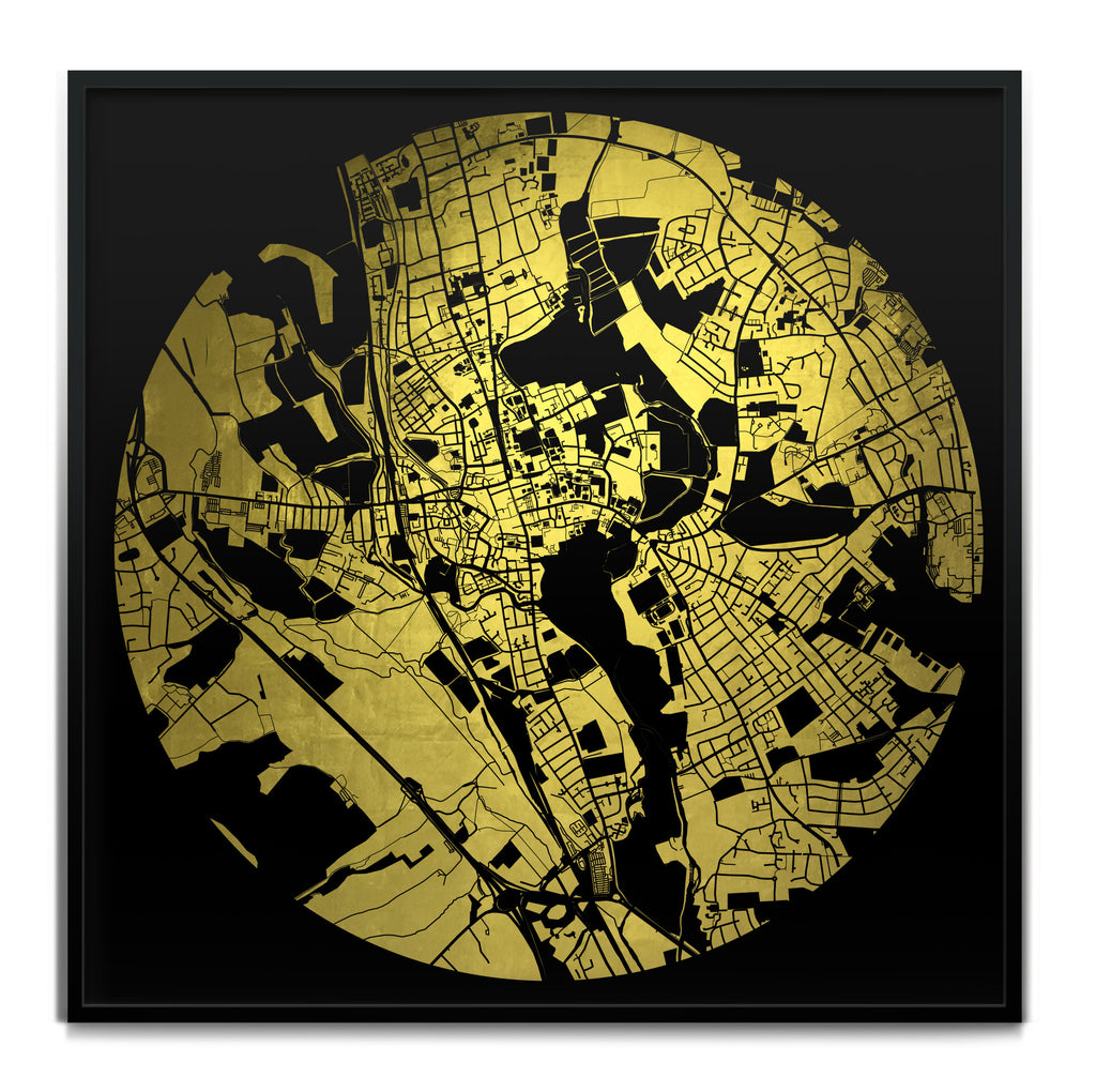Mappa Mundi Oxford (24 Karat Gold)