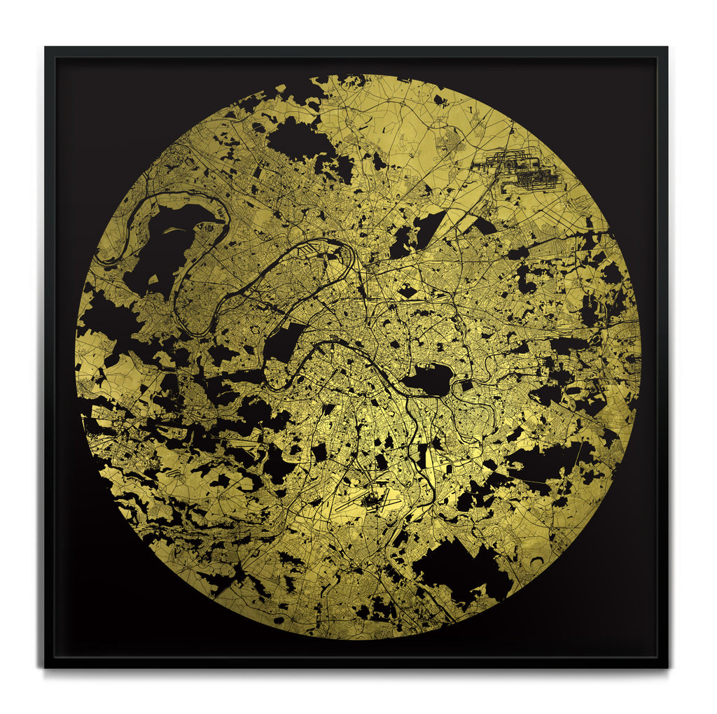 Mappa Mundi Paris (Greater) (24 Karat Gold)