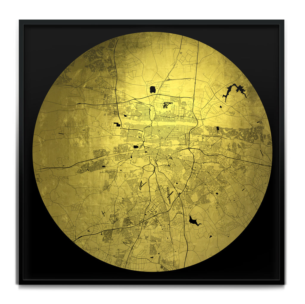 Mappa Mundi Pretoria (24 Karat Gold)